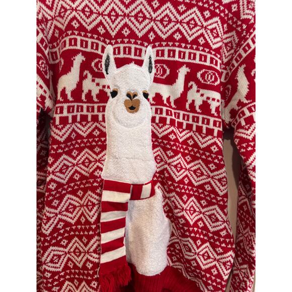 NEW Blizzard Bay Men's Ugly Christmas Holiday Party Knit Sweater Llama- Med - Picture 3 of 6